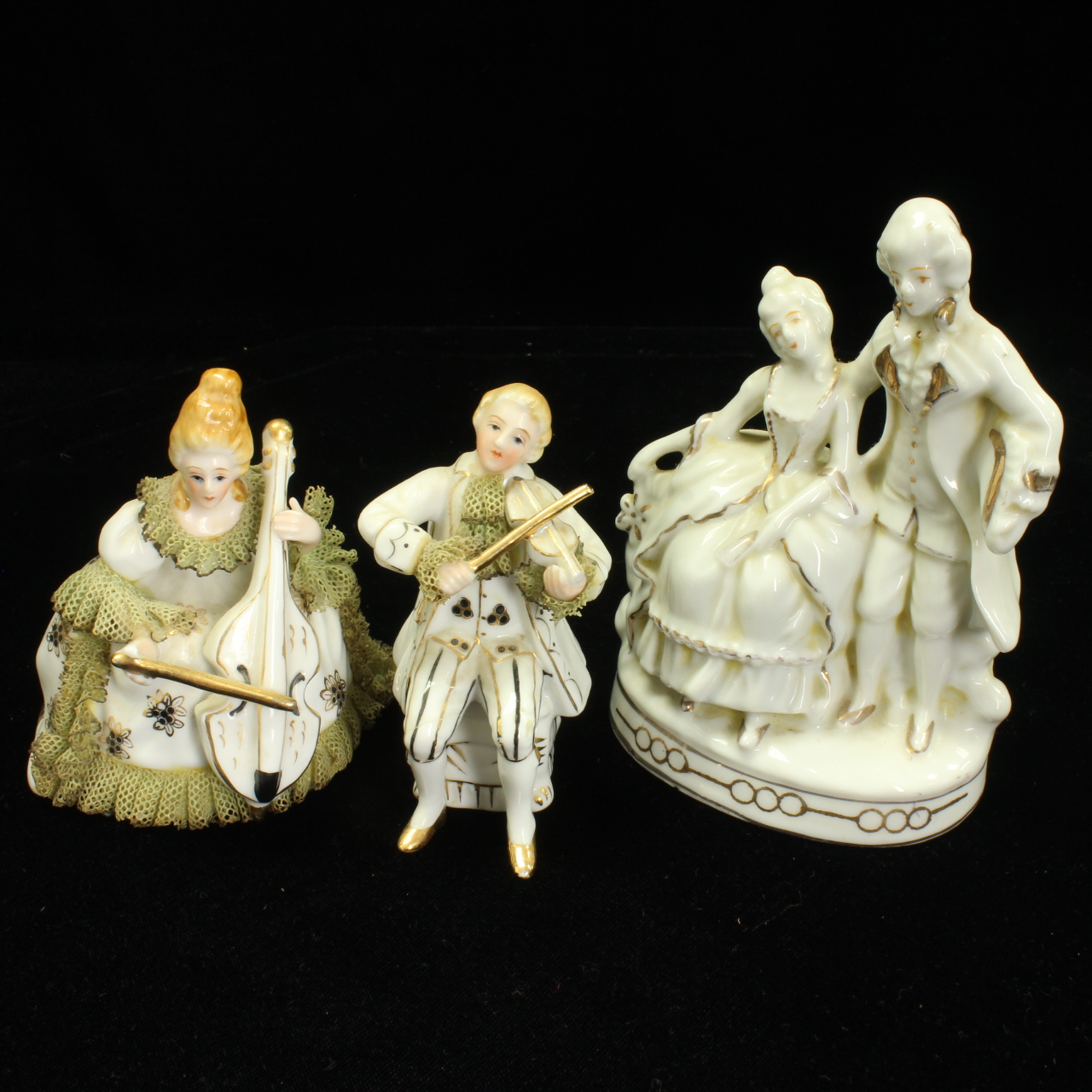 Nippon Porcelain Figurines, Louis XIV