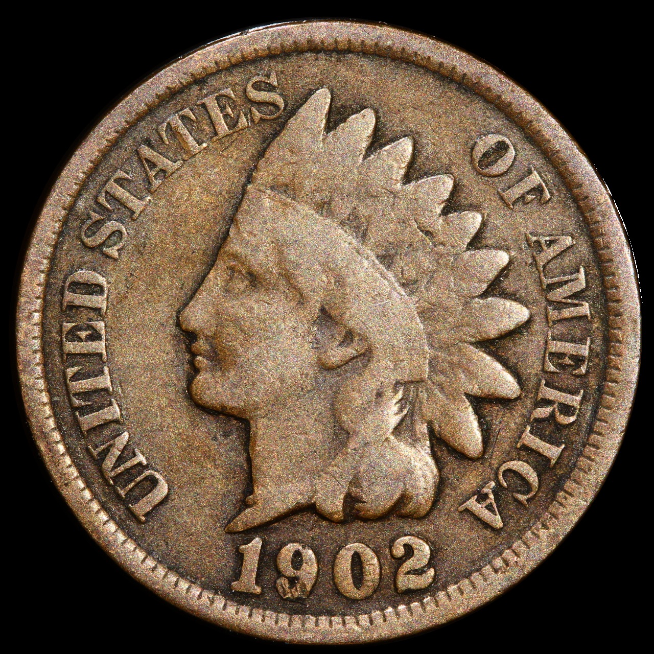 1902 Indian Cent, VG-Grade