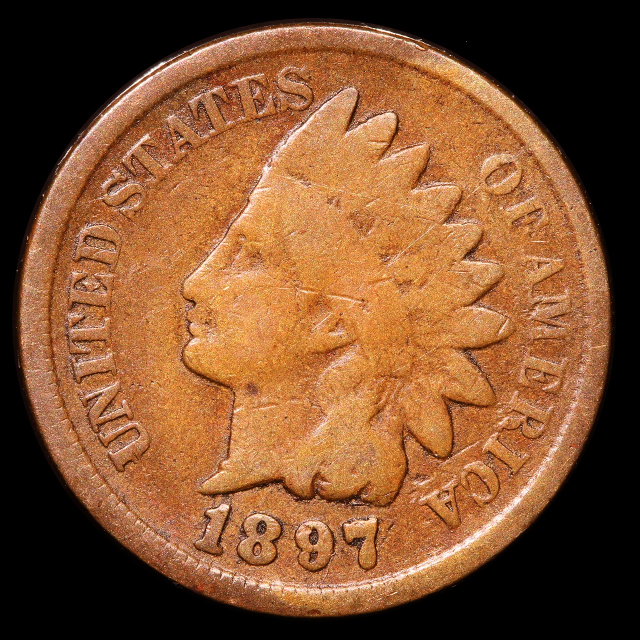 1897 Indian Cent, G-4
